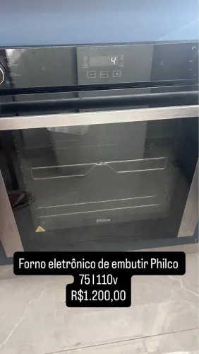 Forno elétrico embutir Philco 75l