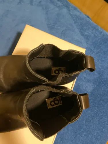 Bota Chelsea Couro tamanho 37 preta