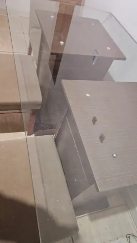 Mesa de vidro grande