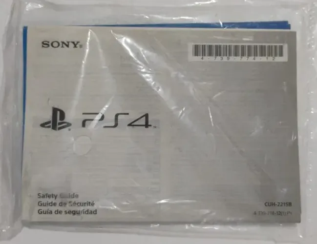 Manual PS4 novo