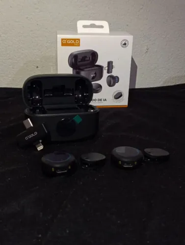 Microfone Lapela Sem Fio - ?'GOLD PRO<br>