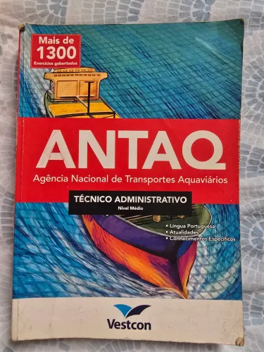 Apostila Concurso ANTAQ 2008 - Técnico Administrativo - Editora Vestcon (Usada)