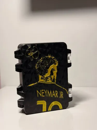 Caixa Porta Figurinhas Neymar Jr 3D
