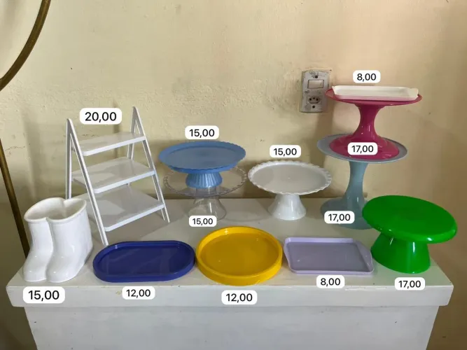 BANDEJAS DE DECORAÇÃO PARA MESA E FESTA