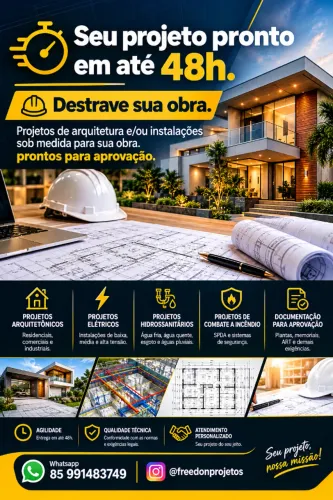 Projetos em DWG e REVIT