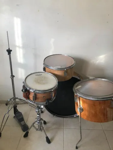 Bateria Compacta Artesanal Feita por Luthier
