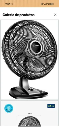 Ventilador mundial VTX-40