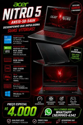 Notebook Nitro 5