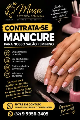 Contrata-se manicure