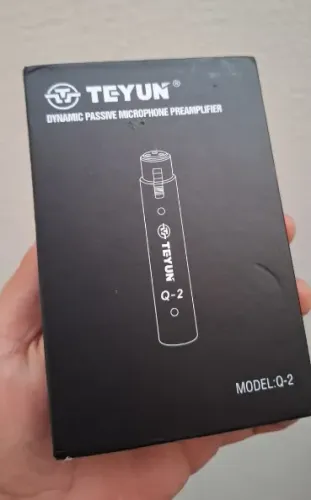 Pré Amplificador Teyun Q2 P/ Microfone Dinamico