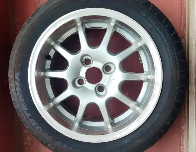 Conjunto de 4 Rodas Esportivas Aro 15 Aranha