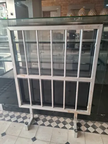 Guarda-corpo aluminio 1 metro paa proteção de praticavel