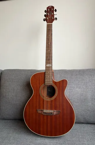 Violão Strinberg Aço Eletroacústico SA200C Black Séries cor Sapele