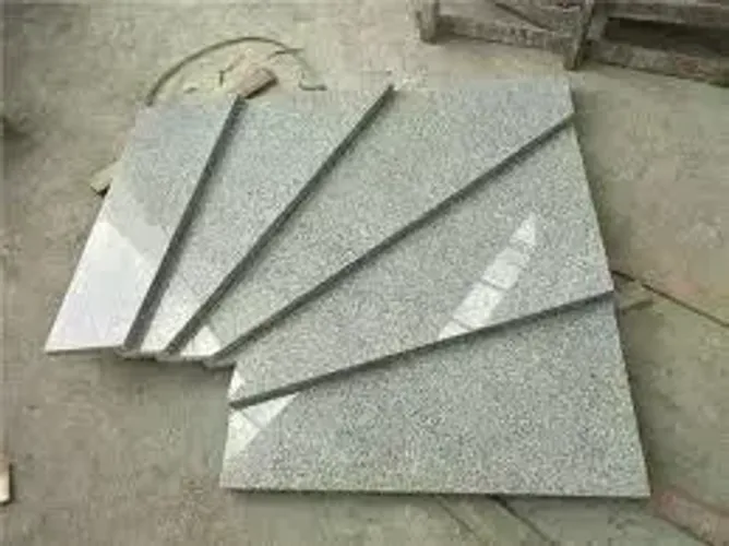 Escada granito cinza 85x33