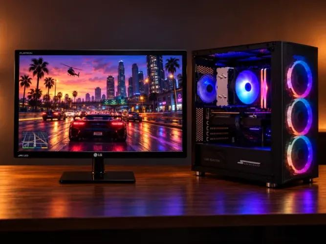 PC Gamer i5 12400F + RX 6600M + 16GB + 1TB SSD + Monitor LG 23"