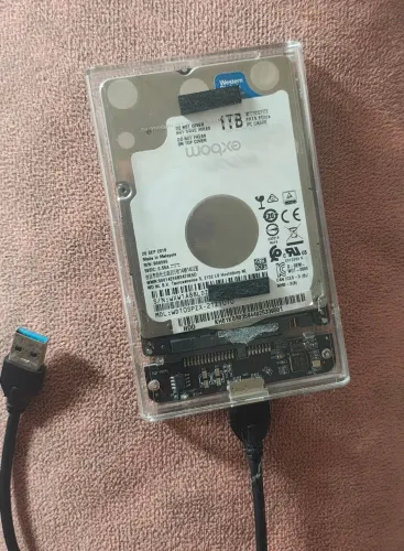 Hd 1tb com case 3.0