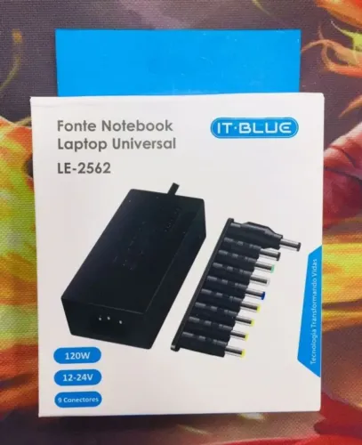 Carregador universal pra notebook, fonte de alimentação novos