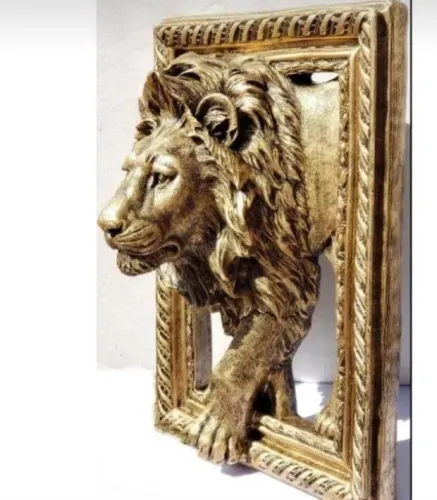 Quadro de leão 3D