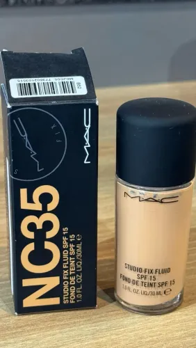 Base MAC Studio Fix Fluid NC35 30ml Original Nova - A Mais Vendida