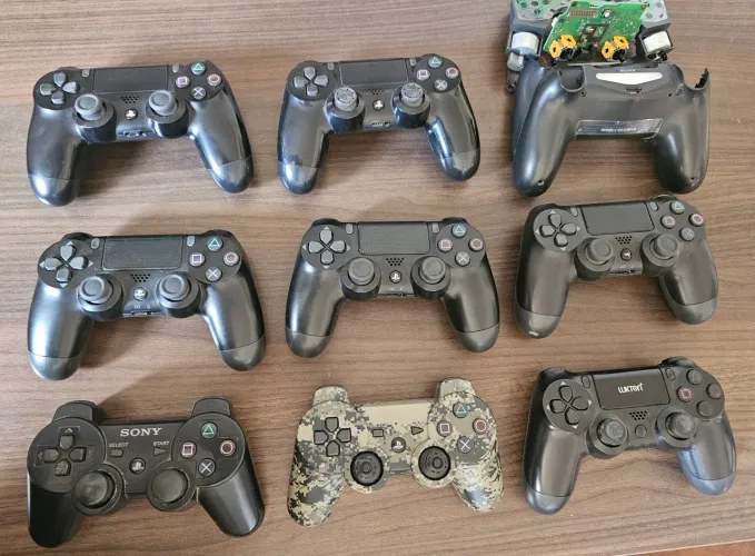 Controles PS com defeito