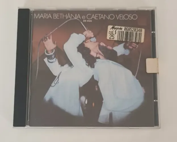 CD - Maria Bethânia e Caetano Veloso - Ao Vivo (Lacrado)