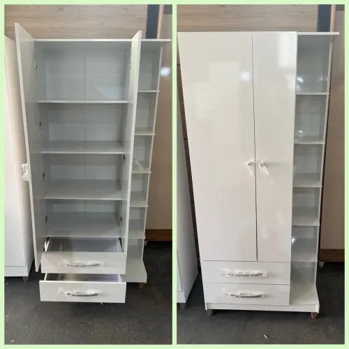 Guarda roupa branco - entregamos 