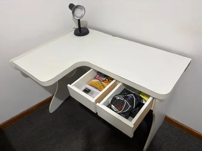 Mesa de escritório Branca Madeira