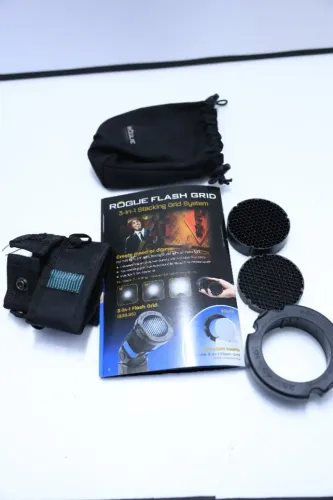 Grid para flash portátil com colméias 16, 25 e 45 graus Rogue Flash