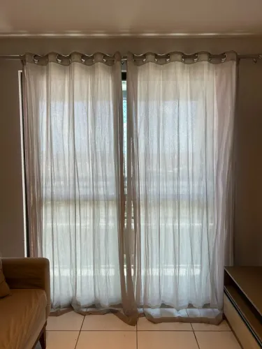 Cortina com varão 