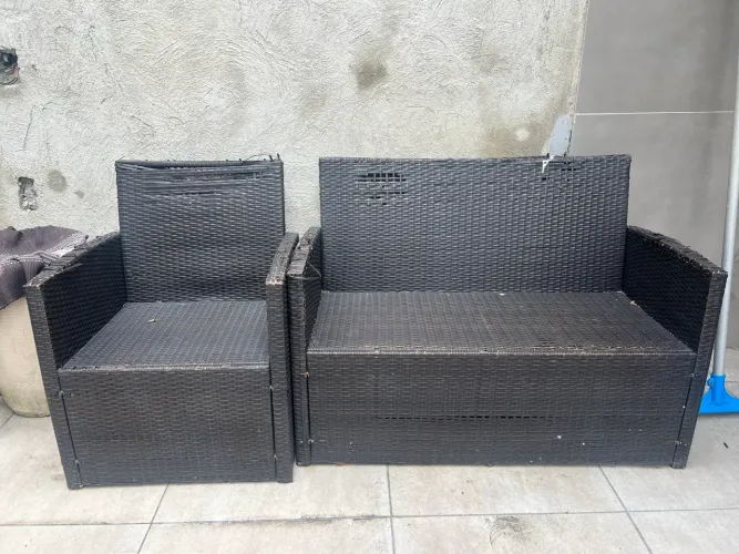 Conjunto sofá externo