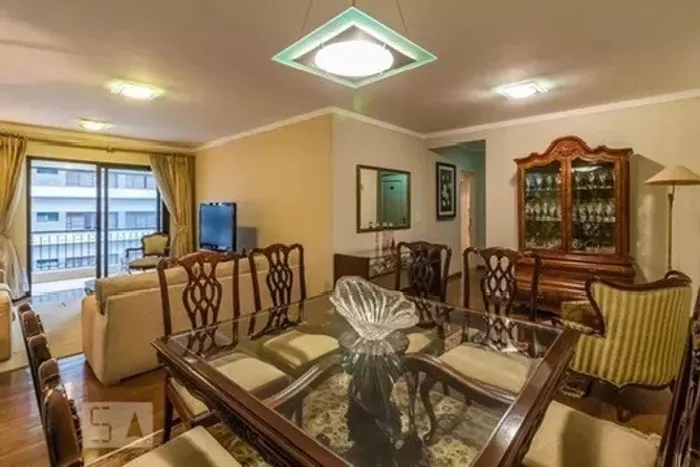 Mesa de Jantar Quadrada 1,46m + 8 Cadeiras - Estilo Chippendale