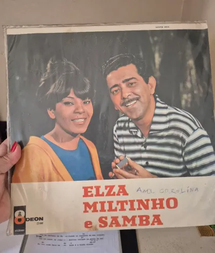 Disco vinil Elza Soares, miltinho e samba