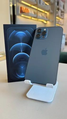 IPHONE 12 PRO MAX 128GB AZUL SEMINOVO / LOJA FÍSICA