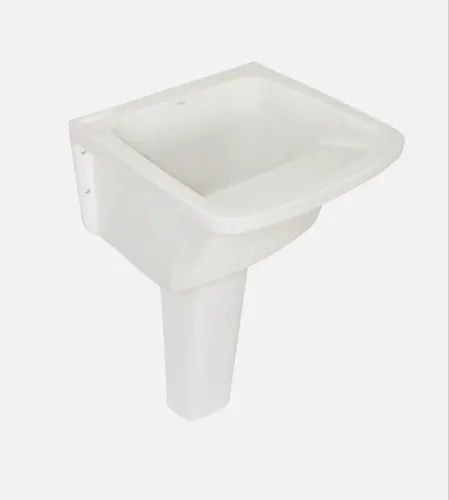 Tanque Fiori Sem Furo Branco BR 55TQ01-1FB com coluna