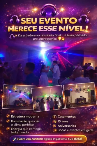 Aluguel de som e iluminação