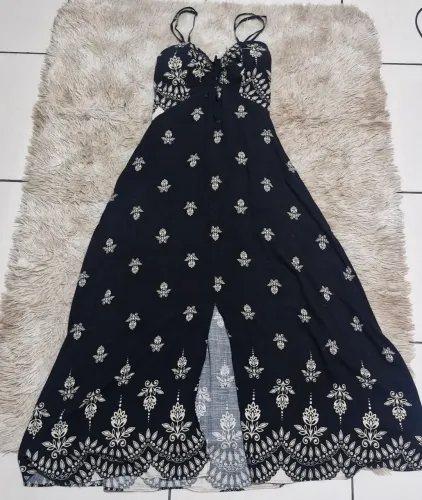 Vestido longo G/GG com bojo