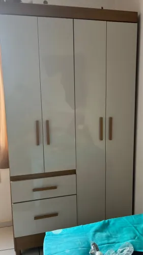 Guarda-roupa + cama box de solteiro | Seminovos | Teresina