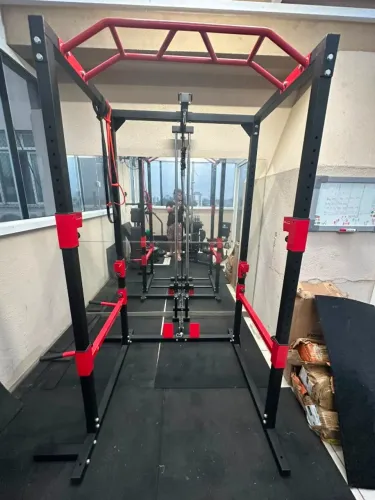 Gaiola Rack Exercit EG-80 com Monocross e Polia Alta/Baixa