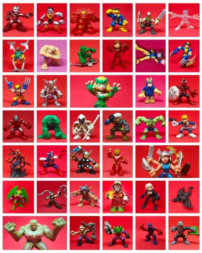 Bonecos super hero squad unidade