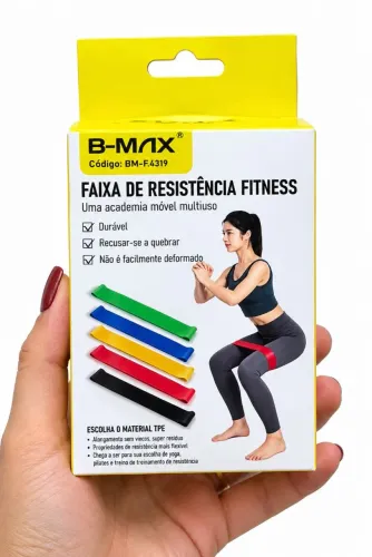 Faixa Elástica de Resistência Fitnes