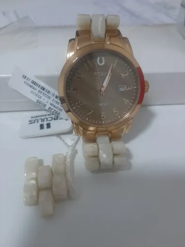 Relógio Feminino Seculus Rose Original, a prova d'água 5ATM