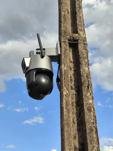 Câmera Lenta Dupla, Áudio, Sensor de Movimento, Visão Noturna, Alarme 