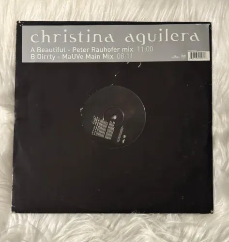 Vinil Single 12'' Christina Aguilera - Beautiful / Dirrty