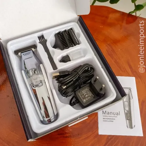 Aparador de Barba Profissional Kemei KM-5027 (Novo)