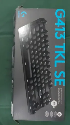 Teclado Mecânico Logitech G413 TKL SE ABNT2 - Iluminação Branca
