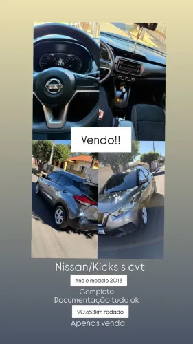 Nissan Kicks S 1.6 16V Flex 5P Aut. 2018