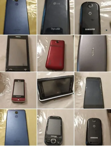 10 celulares para retirar peças