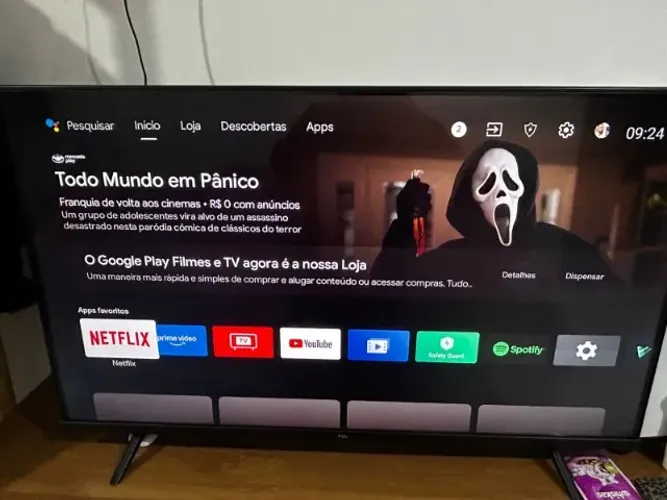 TV TCL 43" Smart Android TV ? Excelente Estado, R$ 1.200
