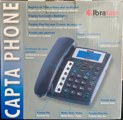 Telefone com identificador de chamadas