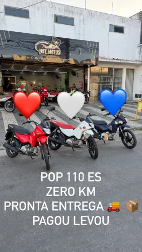 Pop 110 es zero km 2027 